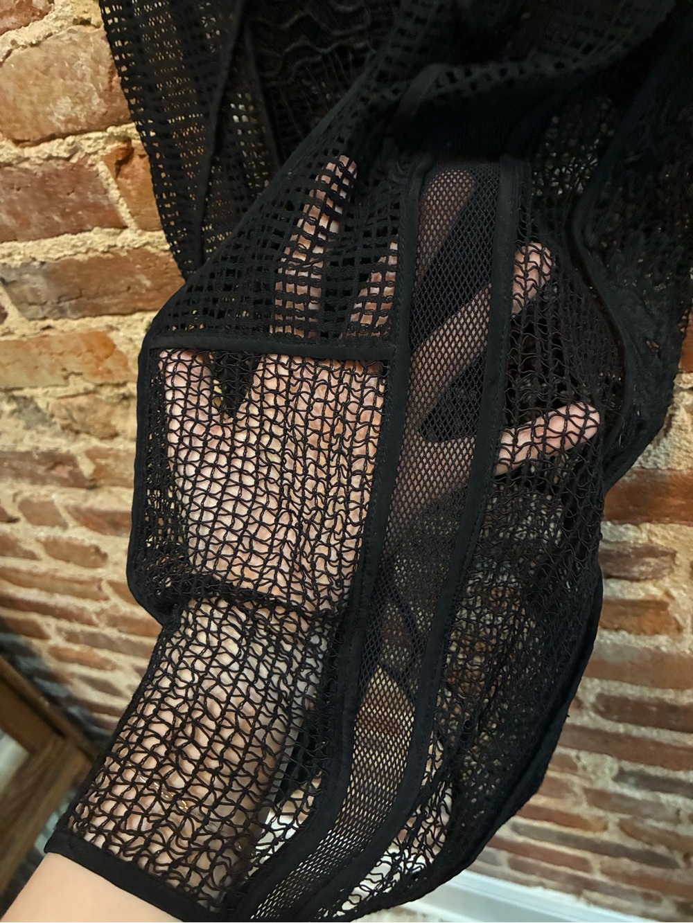 Rebecca Taylor Black Lace & Crochet Mini Dress - Picture 7 of 8